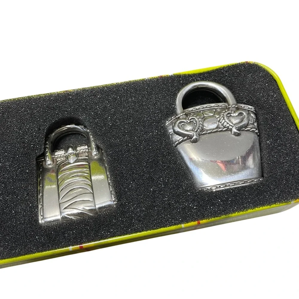 Brighton Silver Toned Card holder Set of Four Purses